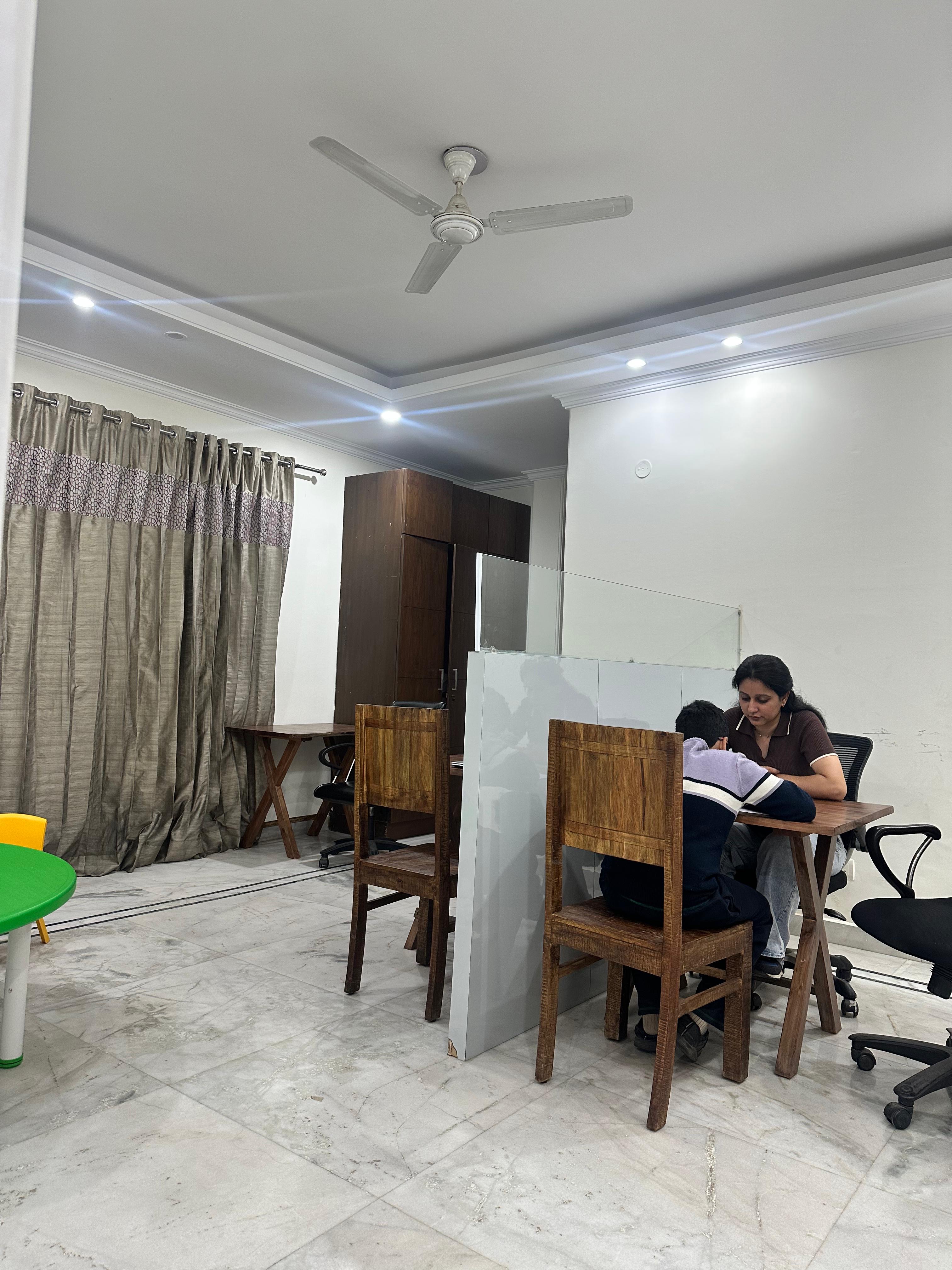 Child engaged in guided communication support